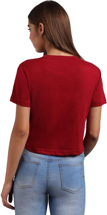 Women's Viscose Rayon Graphic Print Top Roposo Clout